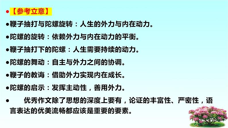 2024届高考作文预测及导写：内修与外力 课件3第6页