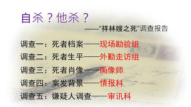 12.《祝福》课件  统编版高中语文必修下册 课件第7页