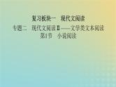 新教材适用2024版高考语文二轮总复习第1部分考点精讲复习板块1现代文阅读专题2现代文阅读Ⅱ__文学类文本阅读第1节小说阅读考点练透1小说综合选择题课件