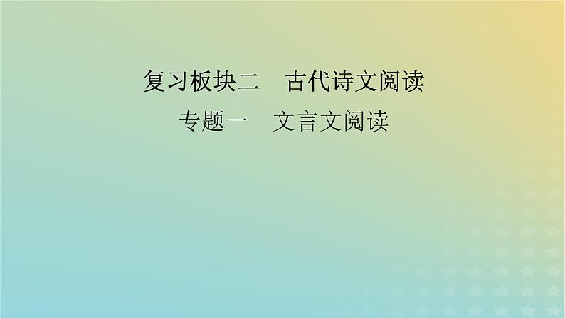 新教材适用2024版高考语文二轮总复习第1部分考点精讲复习板块2古代诗文阅读专题1文言文阅读考点练透5精筛细选按点概括__文言简答要全面课件第2页