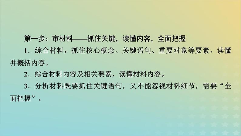 新教材适用2024版高考语文二轮总复习第1部分考点精讲复习板块4写作考点练透2任务驱动型作文审题立意课件第6页