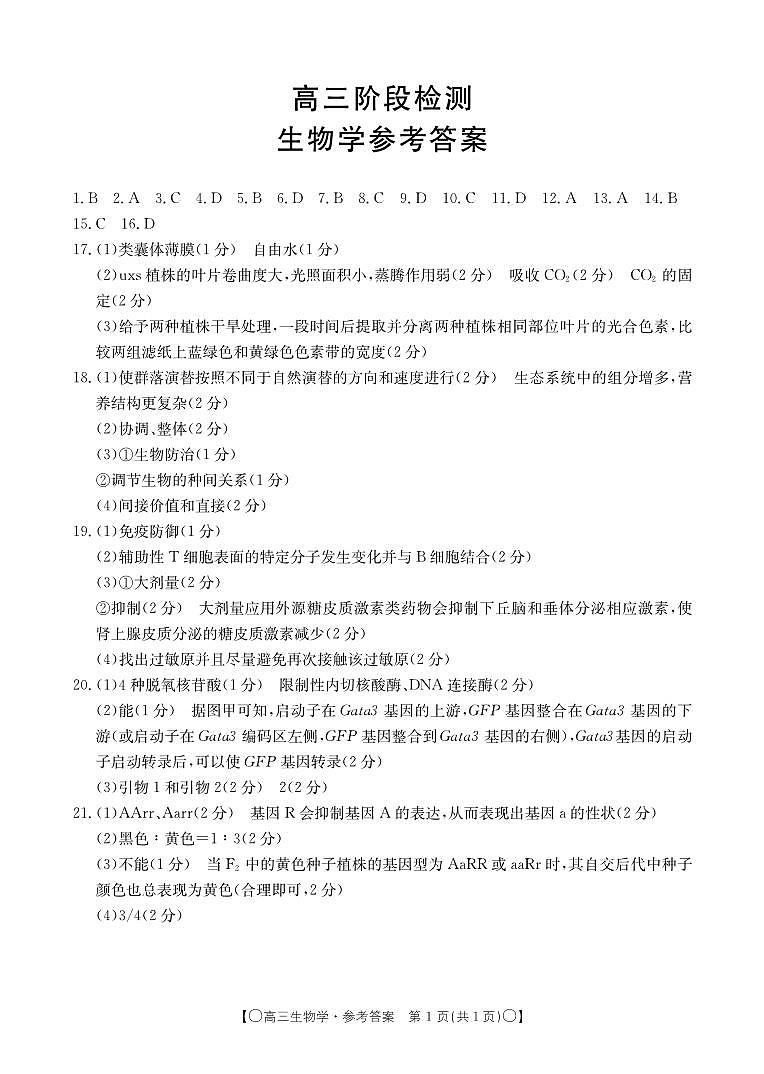 2024届甘肃省白银市靖远县高三上学期12月联考语文试卷01