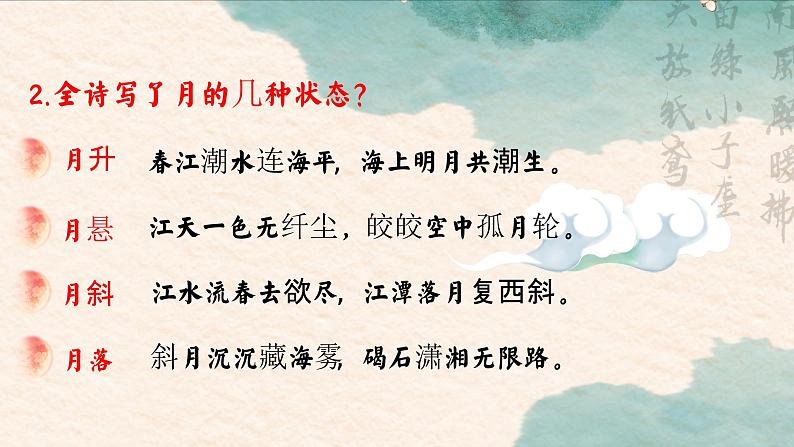 统编版 高中语文 必修上册 古诗词诵读单元 古.2《春江花月夜》课件+教案08