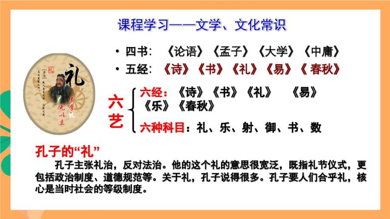 人教统编版高中语文必修下册 1.1 《子路、曾皙、冉有、公西华侍坐》 课件03