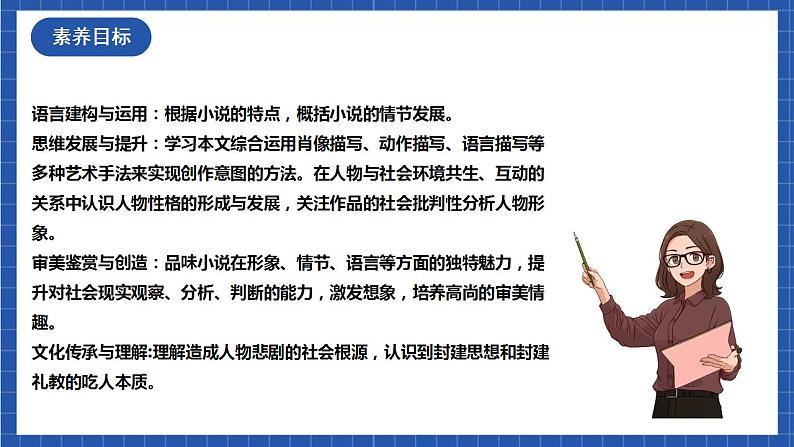 【核心素养】12 《祝福》 第1课时 课件第3页