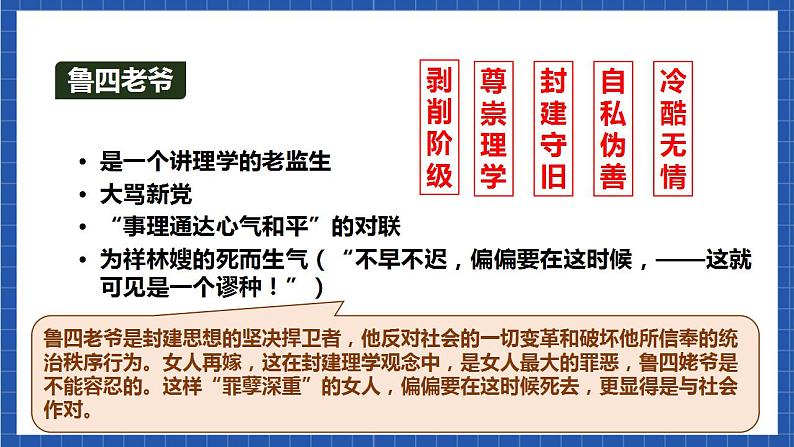【核心素养】12 《祝福》第2课时 课件05