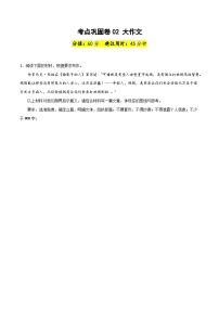 考点巩固卷02  大作文-2024年高考语文一轮复习考点通关卷（新高考通用）（原卷版）