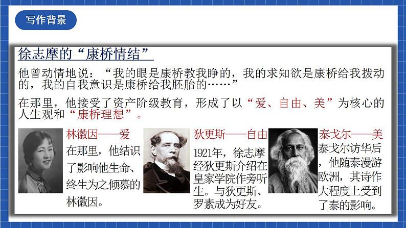 人教统编版高中语文选择性必修下册6.2《再别康桥》课件+教案+学案+分层作业06