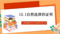 高中语文人教统编版选择性必修 下册13.1 自然选择的证明公开课课件ppt