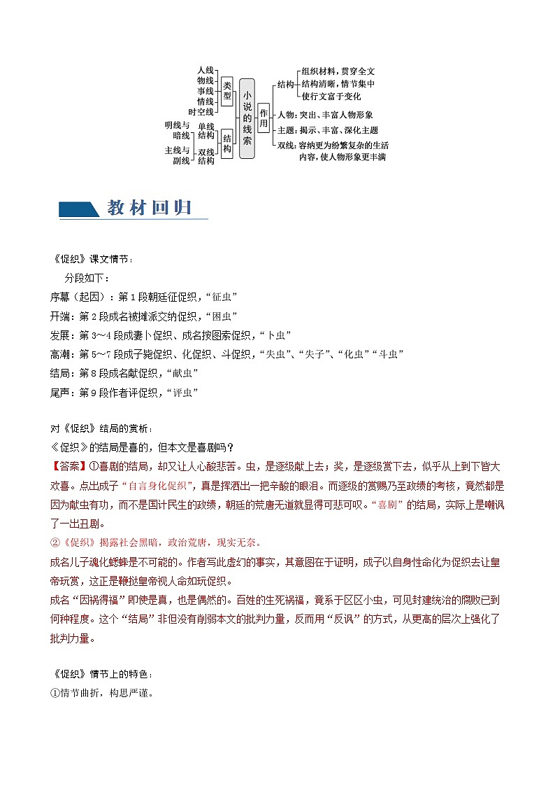 第04讲  小说情节类题目（讲义）（解析版）第3页