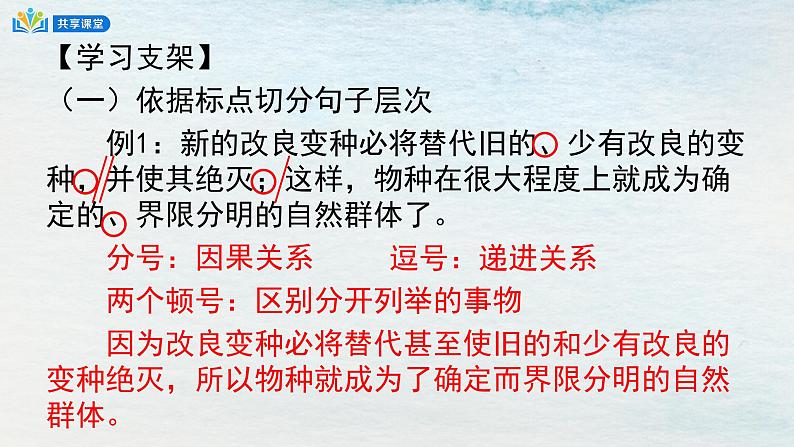 统编版 高中语文 选择性必修下册 空中课堂 第四单元13.1《自然选择的证明》课件+教案06