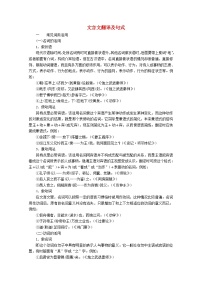 高考语文一轮总复习导学案：文言文翻译及句式（全国通用含解析）