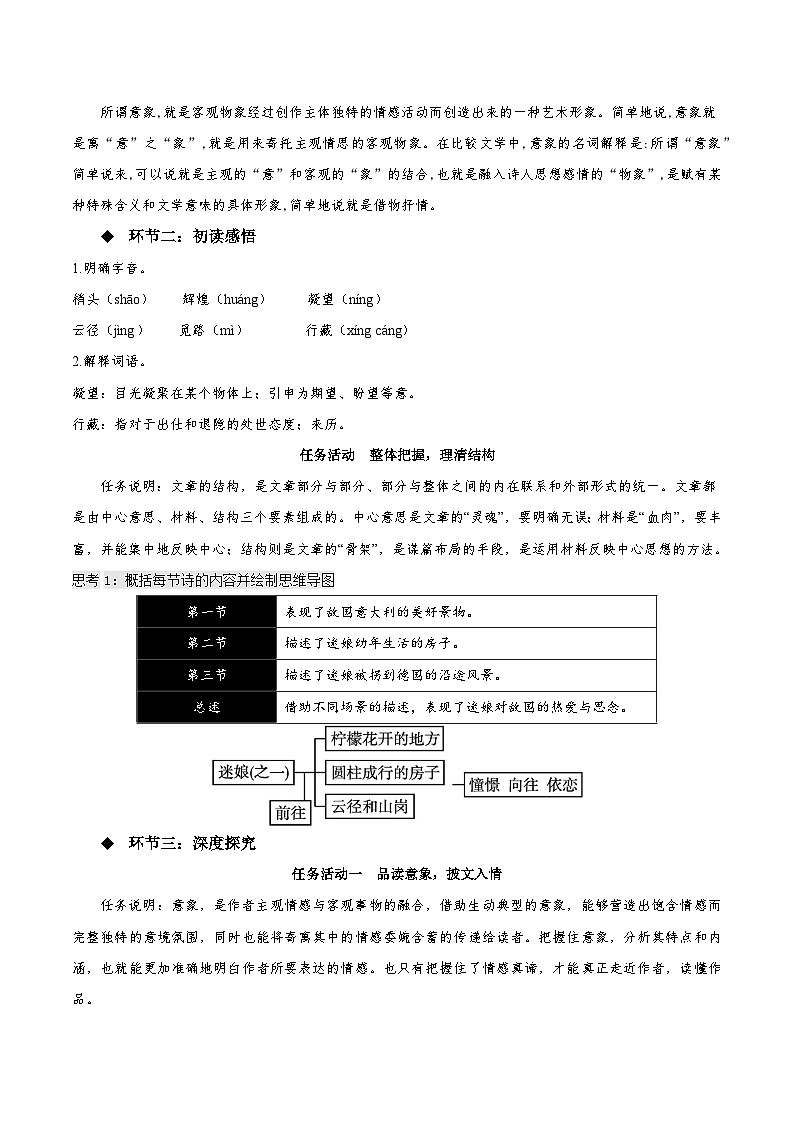 人教语文选择性必修中册13.1《迷娘（之一）》教学设计03