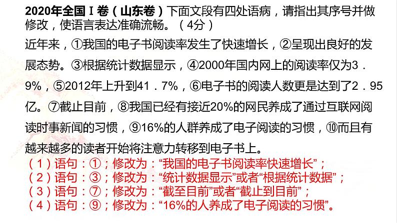 2024语文高考备考：病句课件第3页