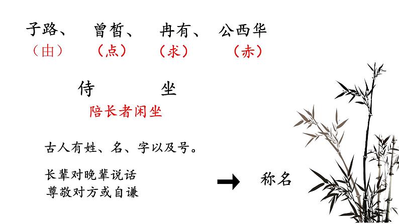 统编版高中语文第一单元子路、曾皙、冉有、公西华侍坐 课件第5页