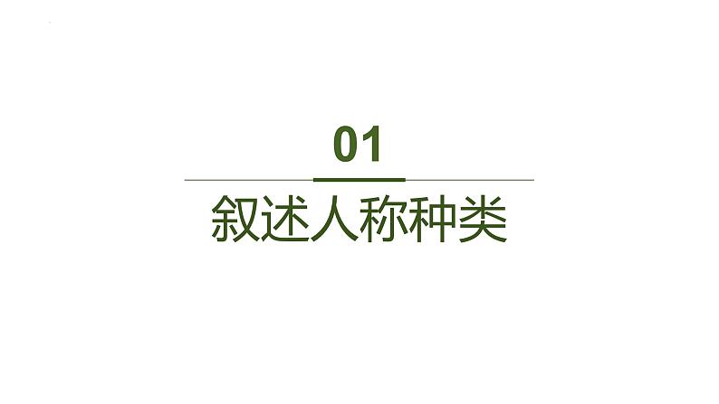 2024届高考语文复习：小说叙述视角及其作用 课件02