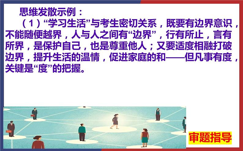 2024届山东省潍坊市高三一模作文“边界”讲评课件第8页