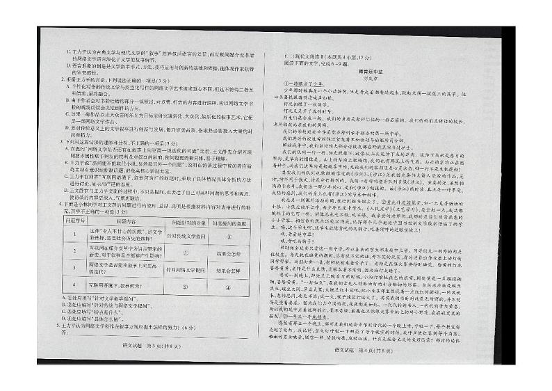 2024届海南省琼海市嘉积中学高三学业水平诊断三语文试题第2页