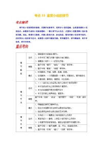 考点33 鉴赏小说的情节-备战高考语文一轮复习（新高考专用）专项讲解练习