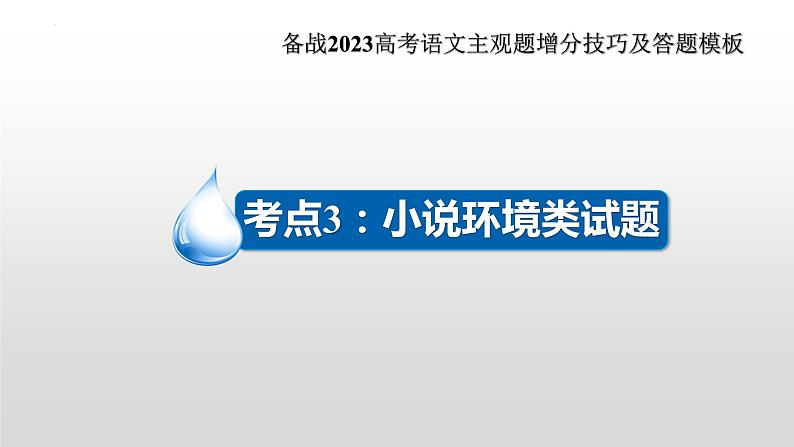 2024年高考语文现代文阅读专题（8）课件PPT02