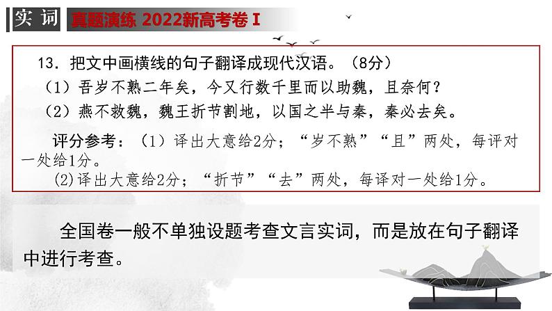 2024高考语文复习-文言文专题一  实词 授课课件03