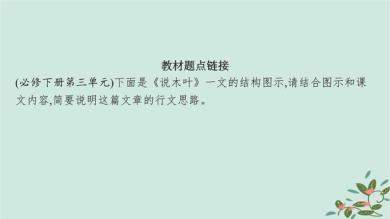 备战2025届新高考语文一轮总复习第1部分现代文阅读Ⅰ复习任务群1信息类文本阅读任务2分析论证特点课件08