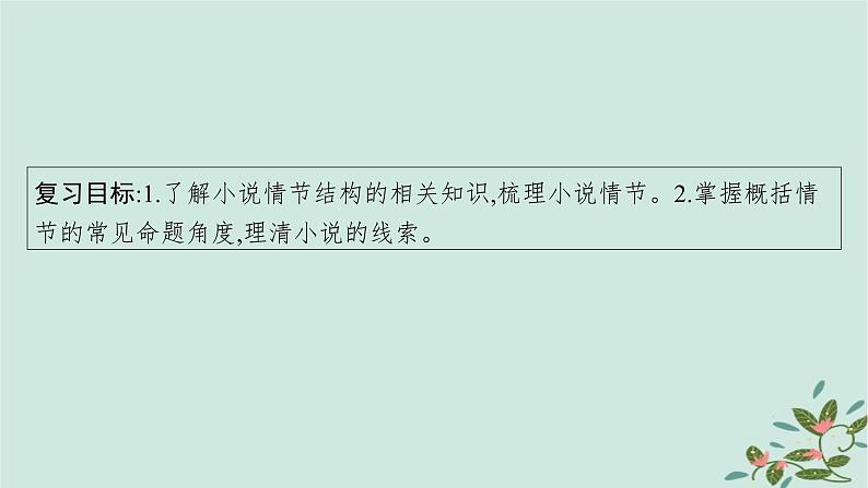 备战2025届新高考语文一轮总复习第2部分现代文阅读Ⅱ复习任务群2小说阅读任务2分析小说的情节结构课件第4页