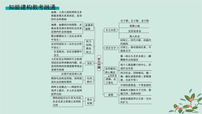 备战2025届新高考语文一轮总复习第6部分整本书阅读及文化生活复习任务群10整本书阅读及文化生活任务1乡土中国整本书阅读课件第4页