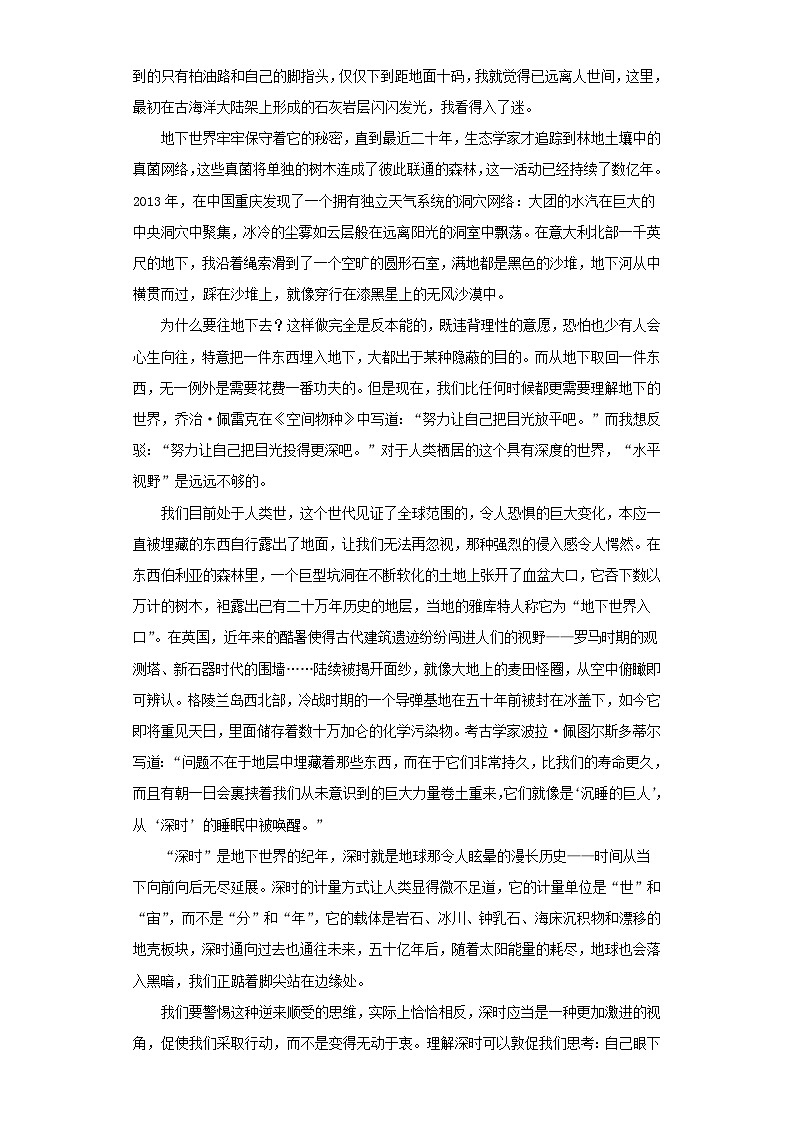 2023年河南普通高中学业水平选择性考试语文真题及答案03