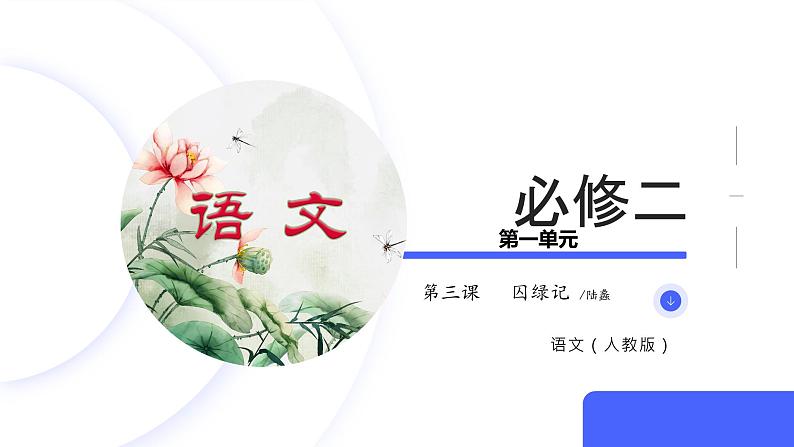 03《囚绿记》（课件）上学期高一语文(人教版必修2)01