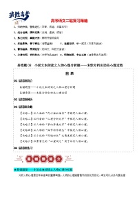 易错题08  小说文本阅读之人物心理分析题——未能分析出动态心理过程--2024年高考语文考试易错题（新高考专用）