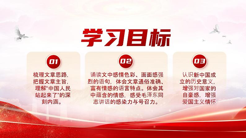 部编版高中语文选择性必修上册 第一单元第一课《中国人民站起来了》课件+教案+同步练习02