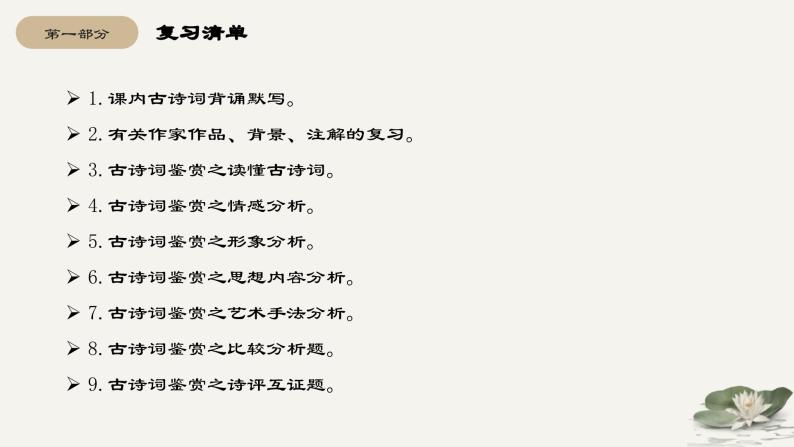 【期中复习】2023-2024学年（统编版选择性必修下册）高二语文下册期中专题04 古代诗歌阅读考点串讲-课件07