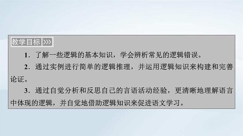 2024春新教材高中语文第4单元逻辑的力量课件（部编版选择性必修上册）第2页