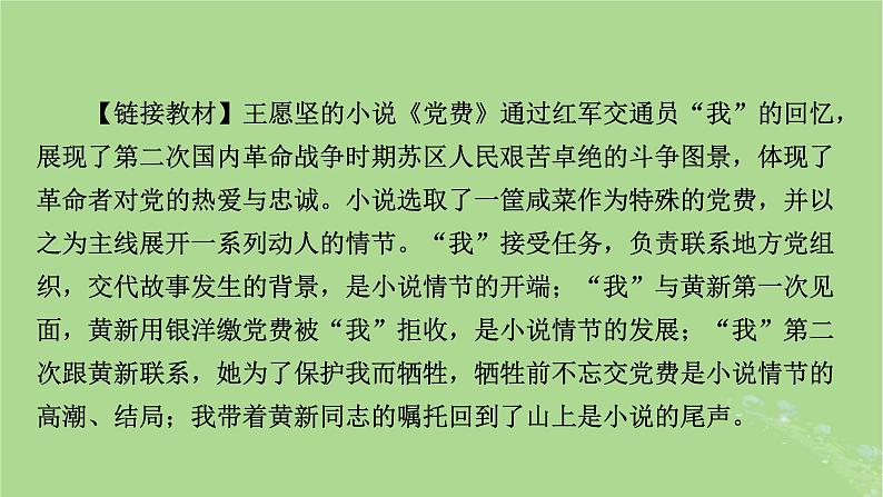 2025版高考语文一轮总复习复习任务群2文学性阅读专题3小说类文本阅读分点突破1分析小说情节课件03