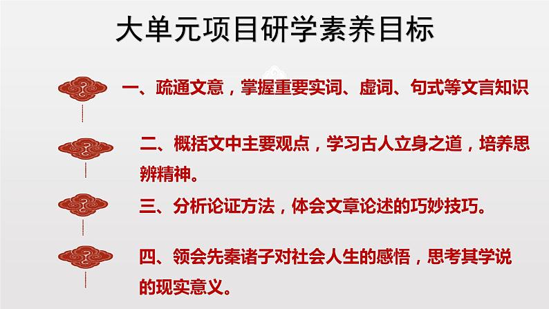 2024年统编版高二语文选择性必修上册单元主题群文阅读（统编版2019）第二单元《大学之道》《人皆有不忍人之心》群文阅读课件第2页