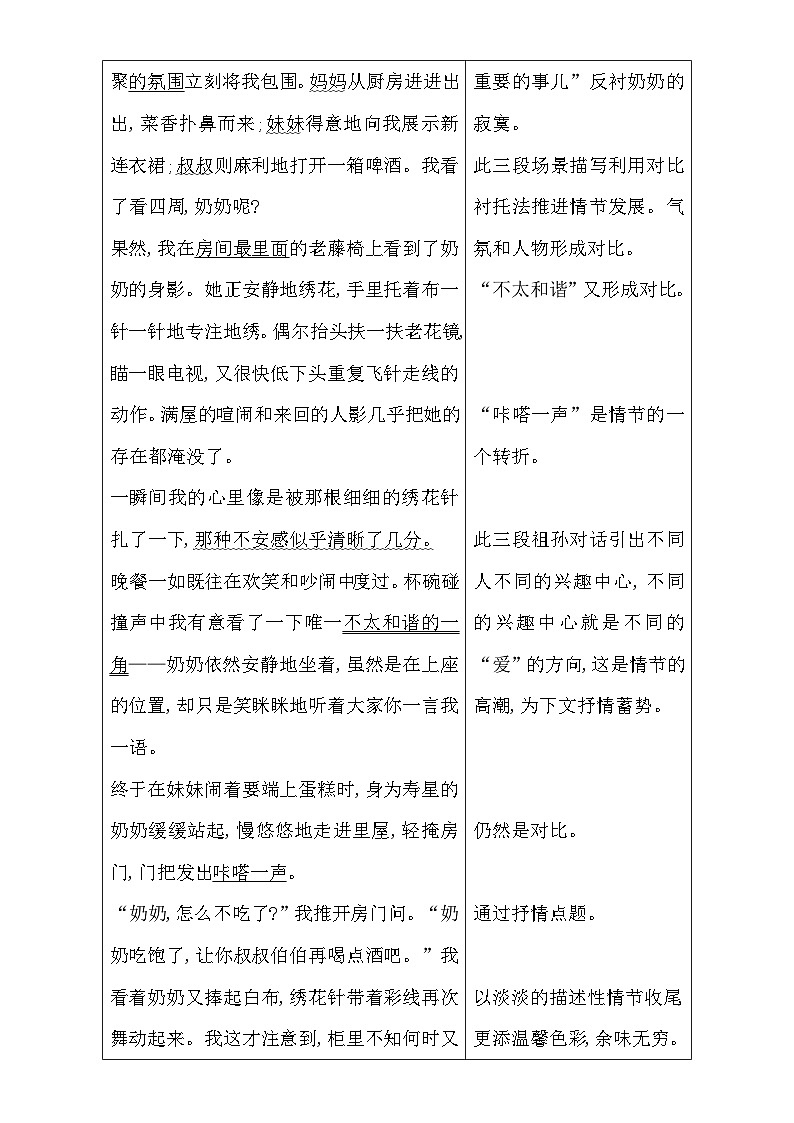 高考语文（全国通用版）大一轮复习序列写作导学案 第三章 记叙文序列训练9 含解析第2页