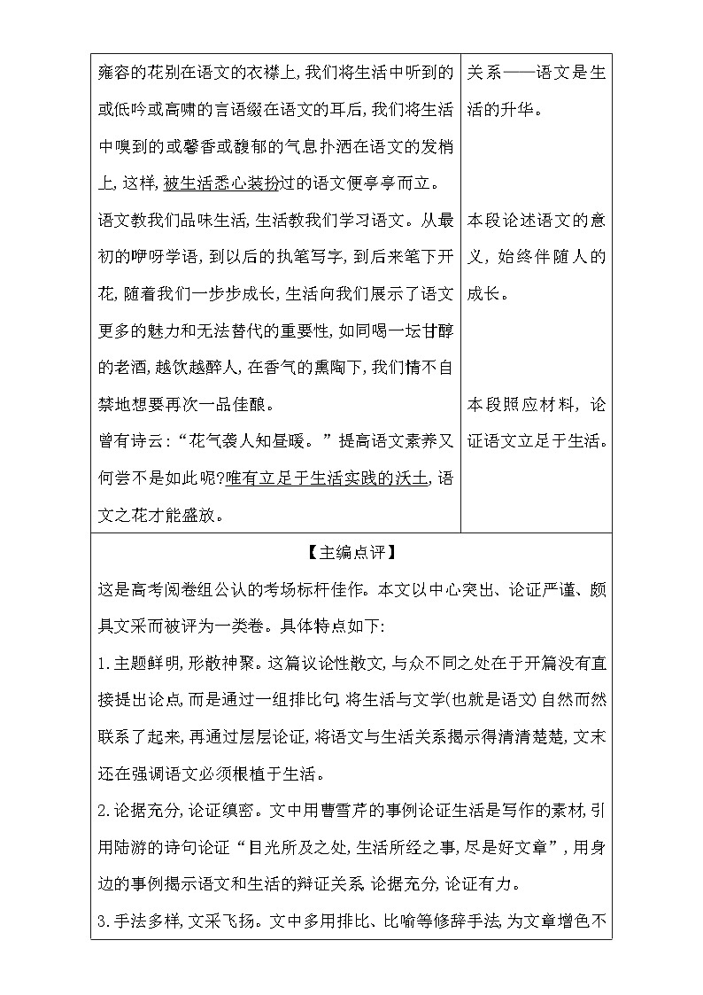 高考语文（全国通用版）大一轮复习序列写作导学案 第一章　构建高考写作基本素养 序列训练3 含解析第3页