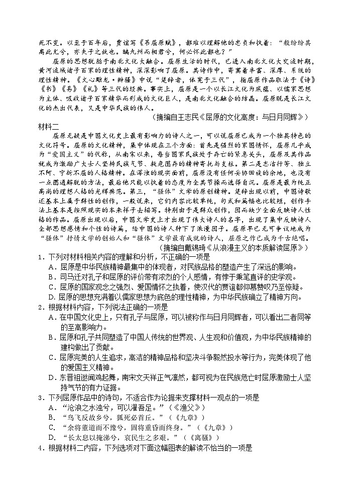山东省济宁地区2023—2024学年高二下学期期中考试语文试题02