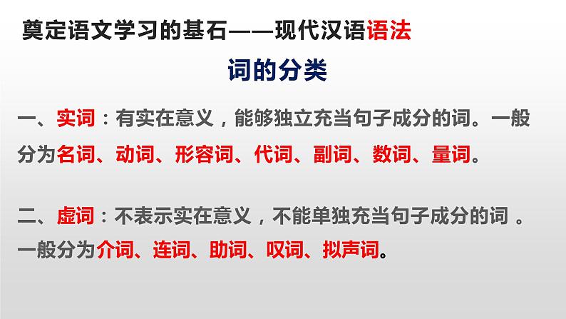 初高中语文衔接课——语文词语语法  开学第一课课件第4页