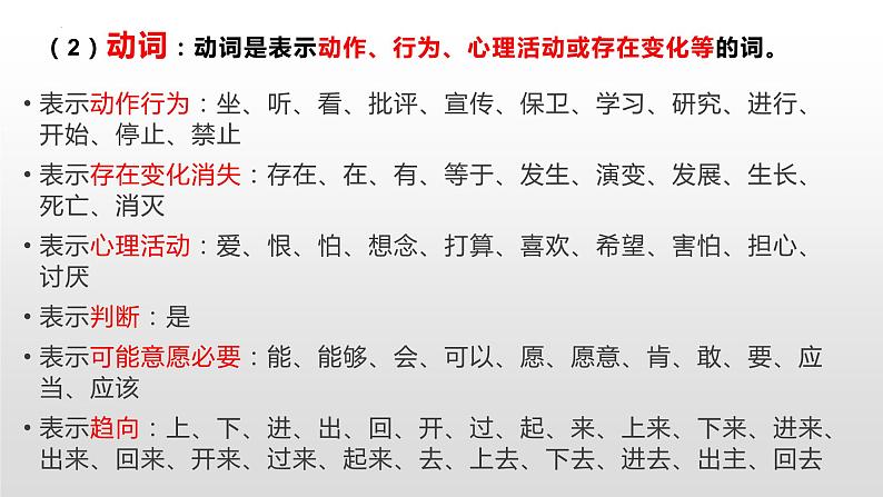 初高中语法衔接——语法常识 开学第一课课件第5页