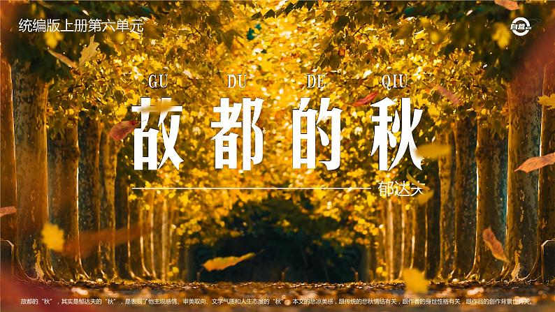 人教版高中语文必修上7.1.1《故都的秋》课件（教案）第4页