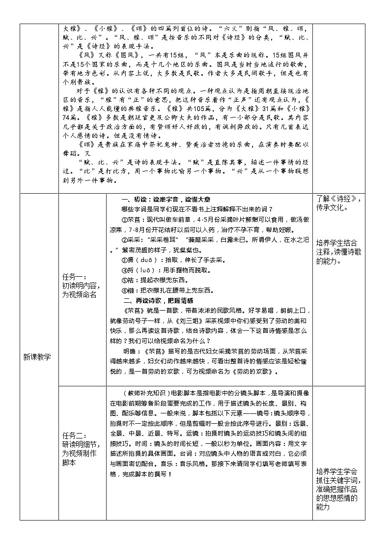 必修上2.3.1_《芣苢·诗经》教案_人教版语文课件_【课件研究所·自营系列】第2页