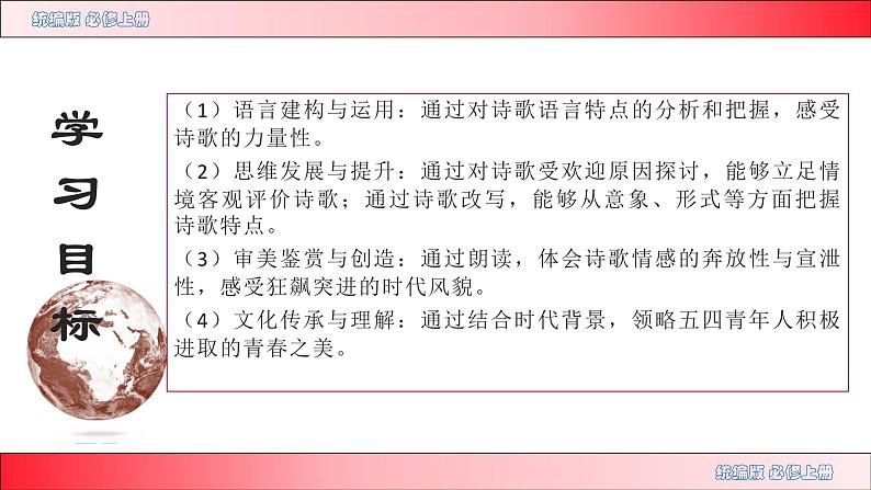 2.1《立在地球边上放号》课件++2023-2024学年统编版高中语文必修上册03