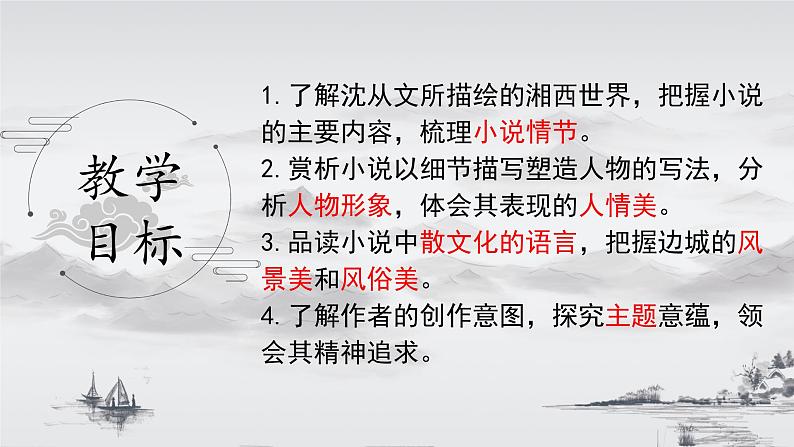 5.2《边城（节选）》课件+2023-2024学年统编版高中语文选择性必修下册07