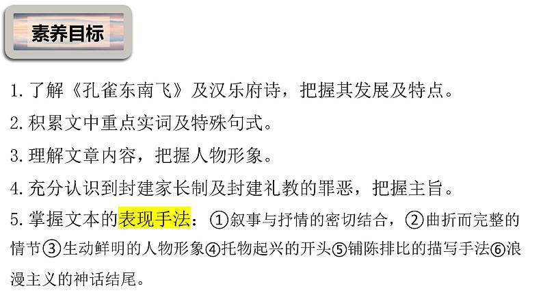 2.《孔雀东南飞》课件+2023-2024学年统编版高中语文选择性必修下册第4页