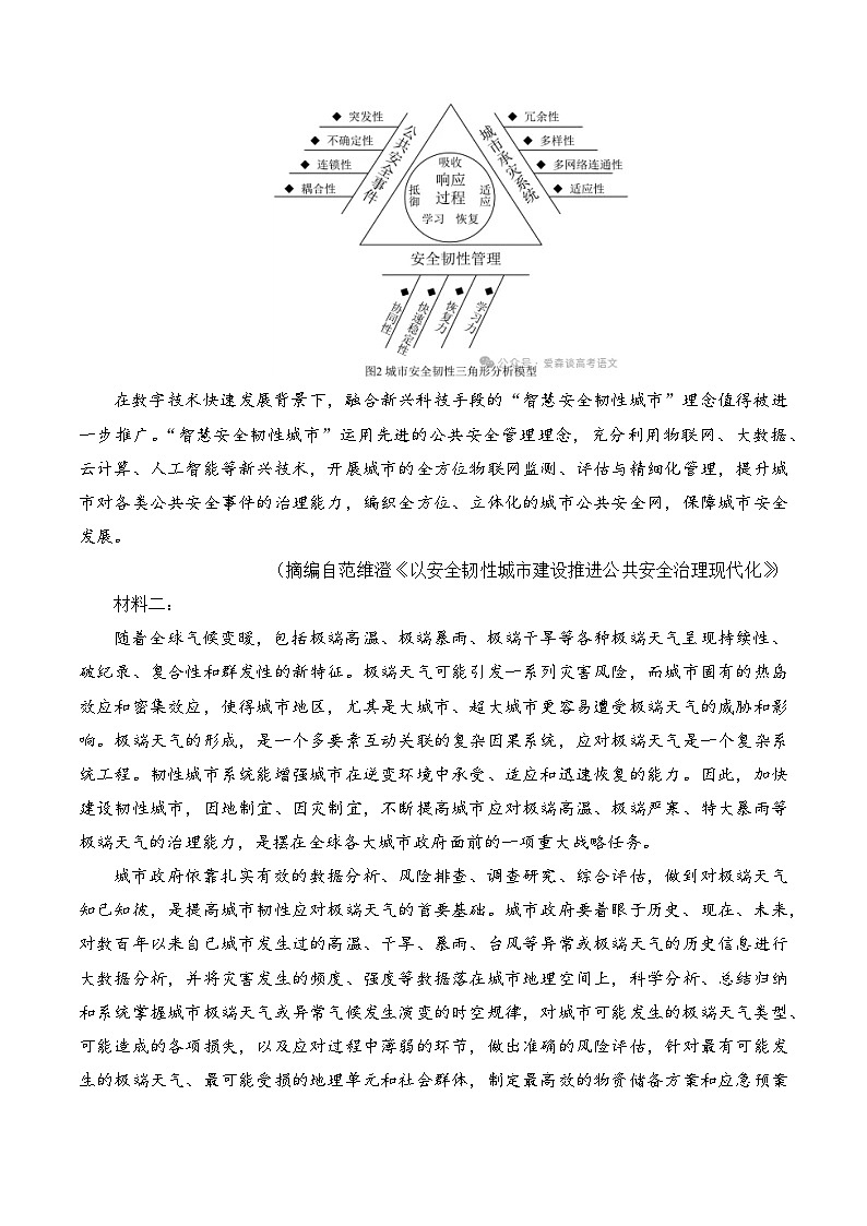 现代文阅读I四十篇（21-40）-备战2024年高考语文考前专题冲刺训练（新高考专用）02