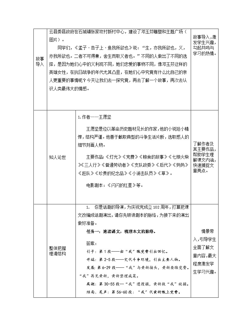 选必中2.3.3_《党费》教案_人教版语文课件_【课件研究所·自营系列】第2页