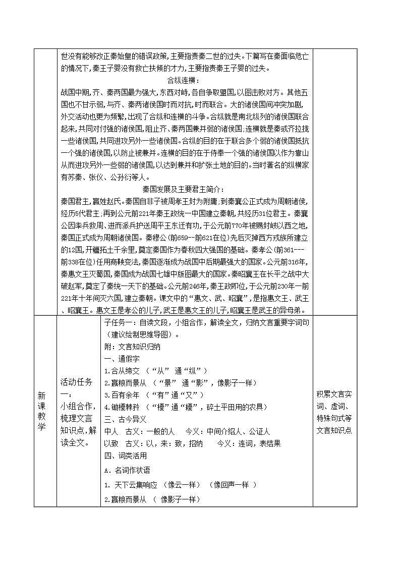 人教版高中语文选择性必修中册3.3.1《过秦论》课件（教案）03