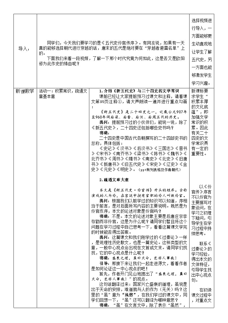 人教版高中语文选择性必修中册3.3.2《五代史伶官传序》课件（教案）02